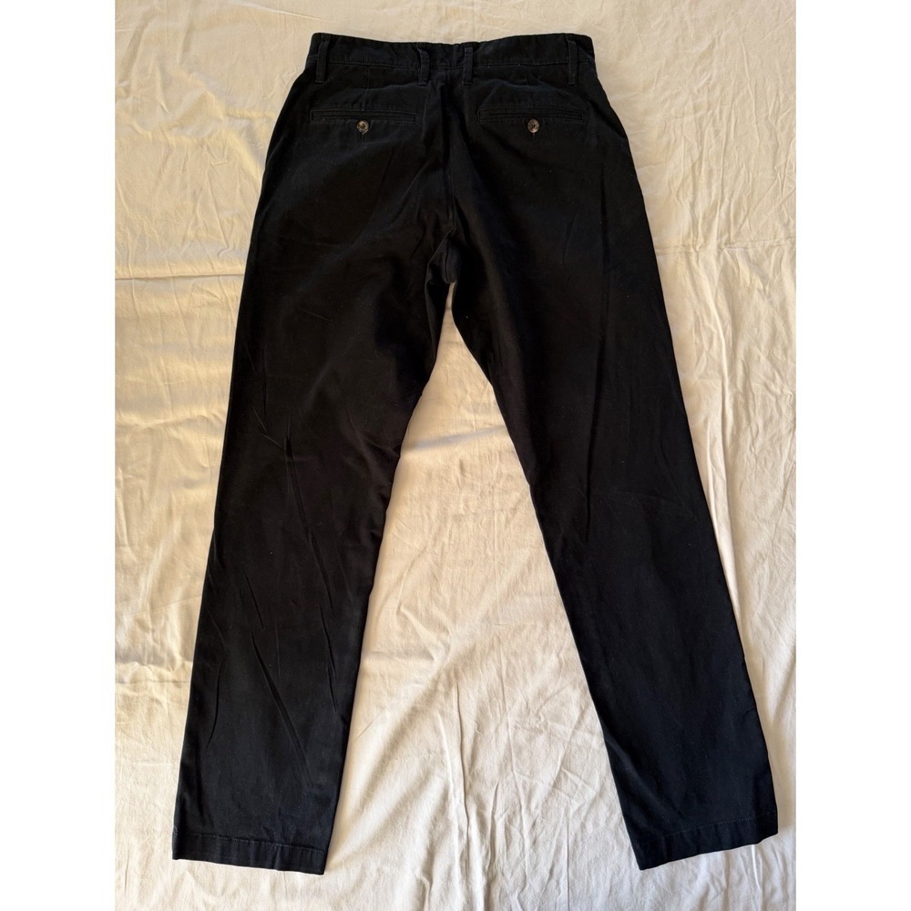 Goodfellow & Co Men's Every Wear Chino Pants Black Athletic Fit 30x32 Stretch - Picture 3 of 9